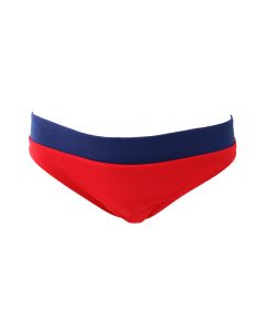 Front of the Two Tone Bottom in Lifeguard Red™ w/ Navy Band