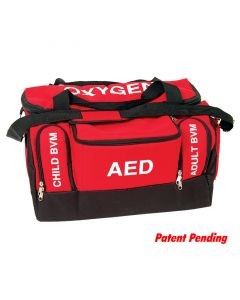 Front of the Lifeguard First Responder Bag in Lifeguard Red