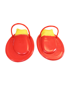 Front of the LIFE™ Rescue Fins in Red and Yellow