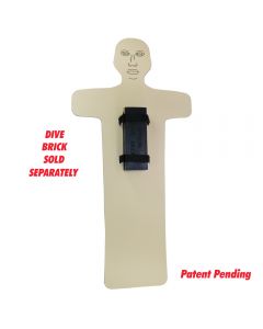 Front of Training Manikin with Dive Brick
