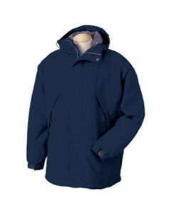 Front of the Lifeguard Sport Parka w / Hood in Navy
