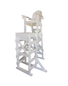 TLG 540 - Everondack® Tall Lifeguard Chair with Side Step in White