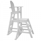 Side of MLG 525 - Everondack® Medium Lifeguard Chair with Front Ladder in White