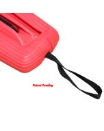Black Replaceable Strap for LIFE™ Tube Attached to Lifeguard Red LIFE™ Tube 
