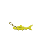 Sunlit Yellow Gray Ghost® Floating Keychain