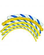 Floating Polypro Rope in Yellow and Blue/White